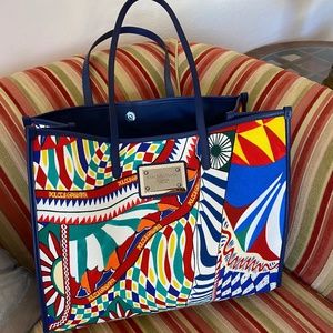 DOLCE & GABBANA | CARRETTO PRINT TOTE BAG